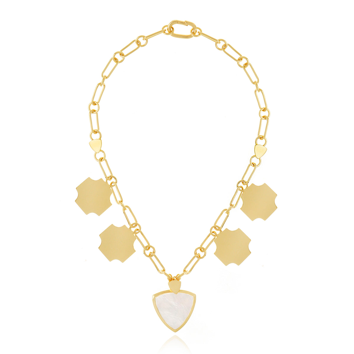 Lirio Necklace White Mother of Pearl