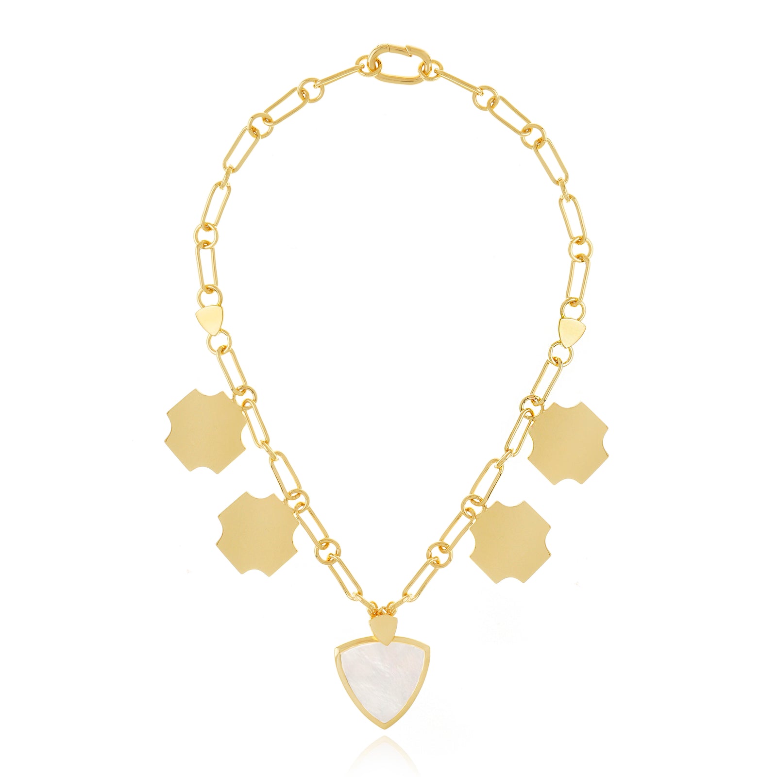 Lirio Necklace White Mother of Pearl