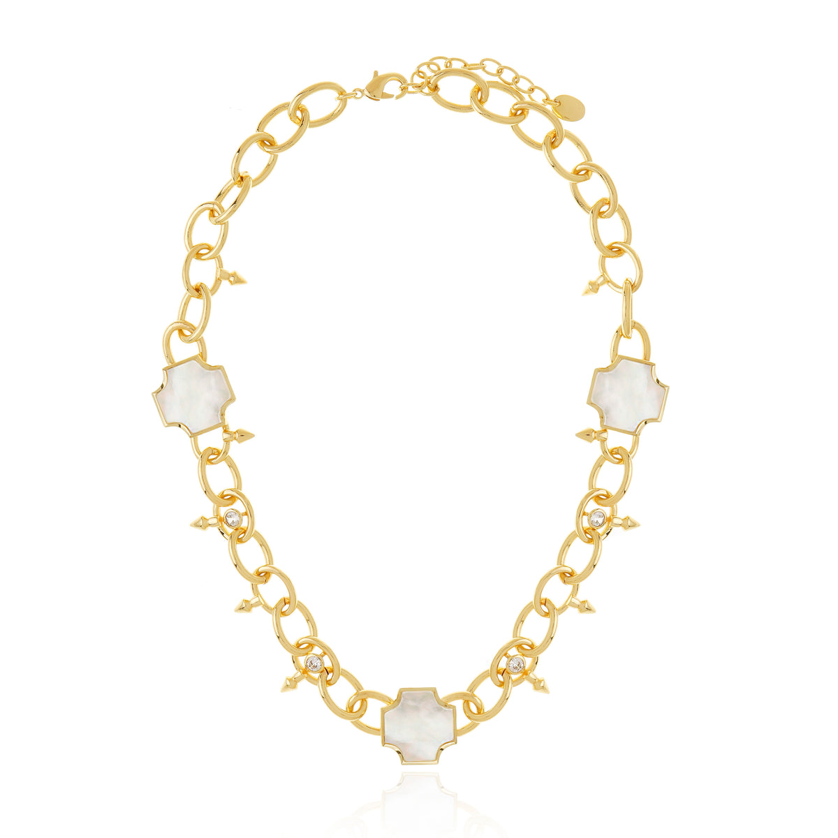 Harmonia Necklace White Mother of Pearl