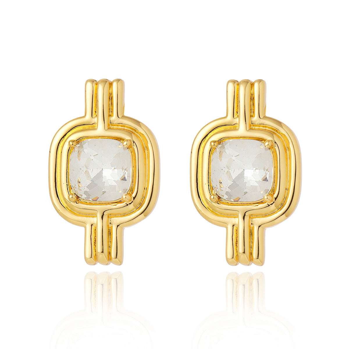 Linea Earring Crystal