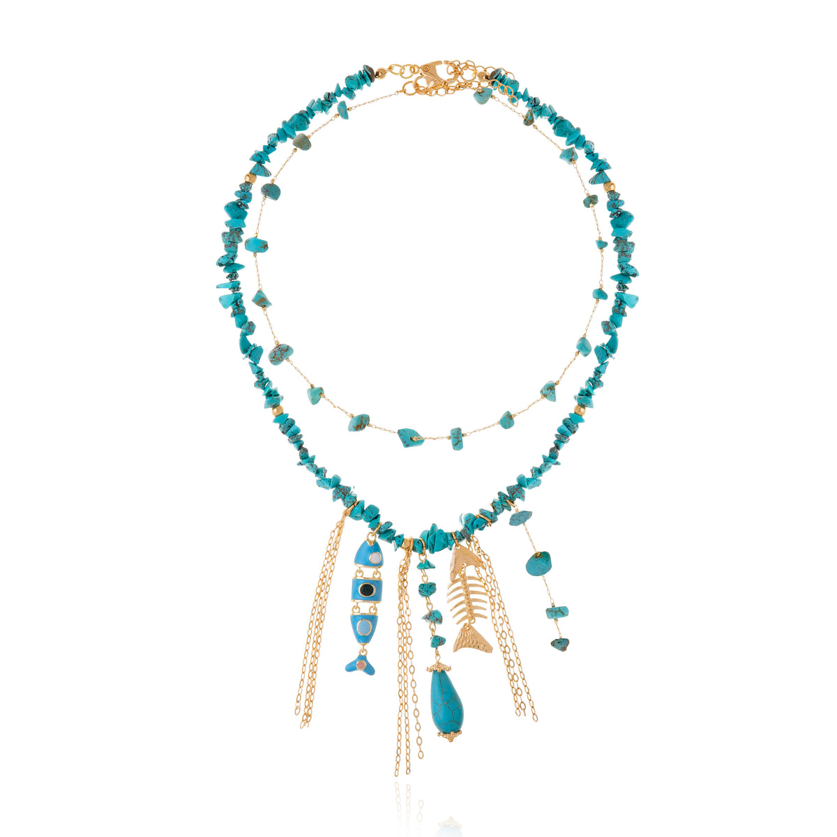 Biarritz Necklace Turquoise