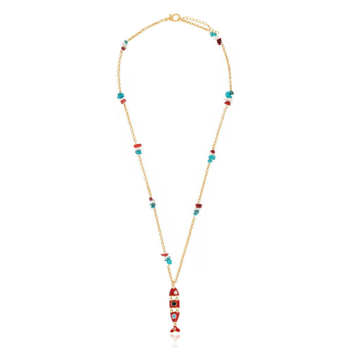 Cannes Necklace Red