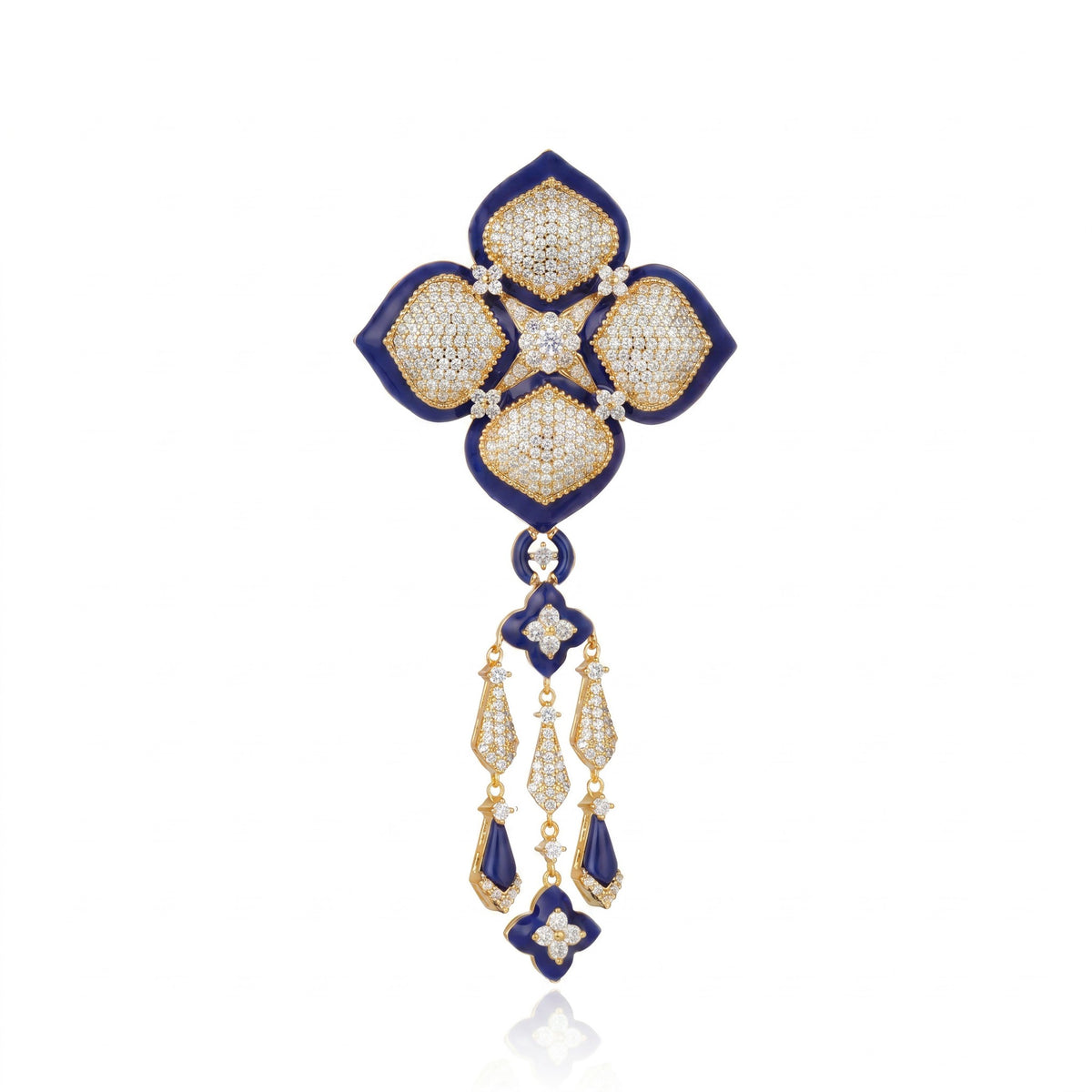 Cuzco Brooch Blue