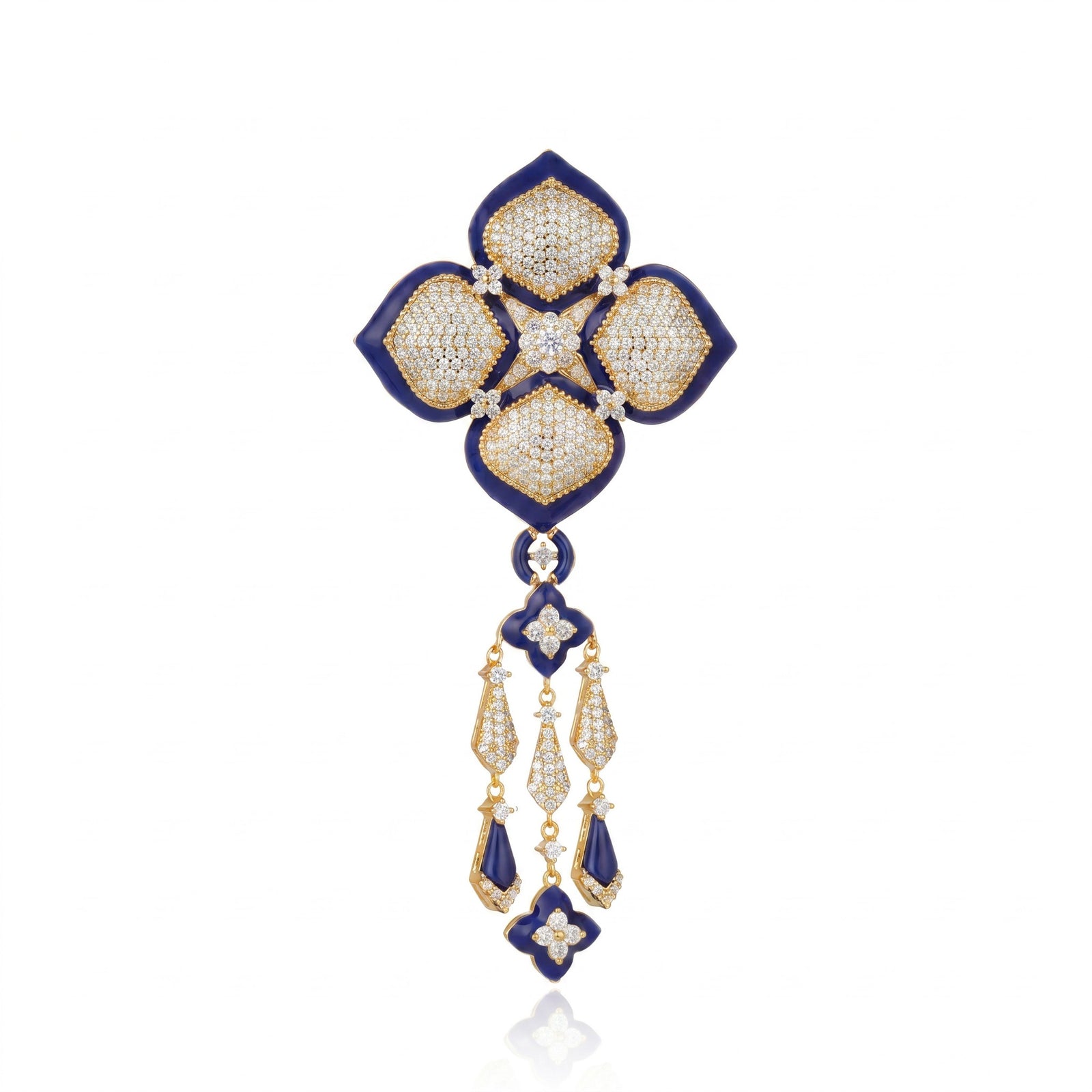 Cuzco Brooch Blue