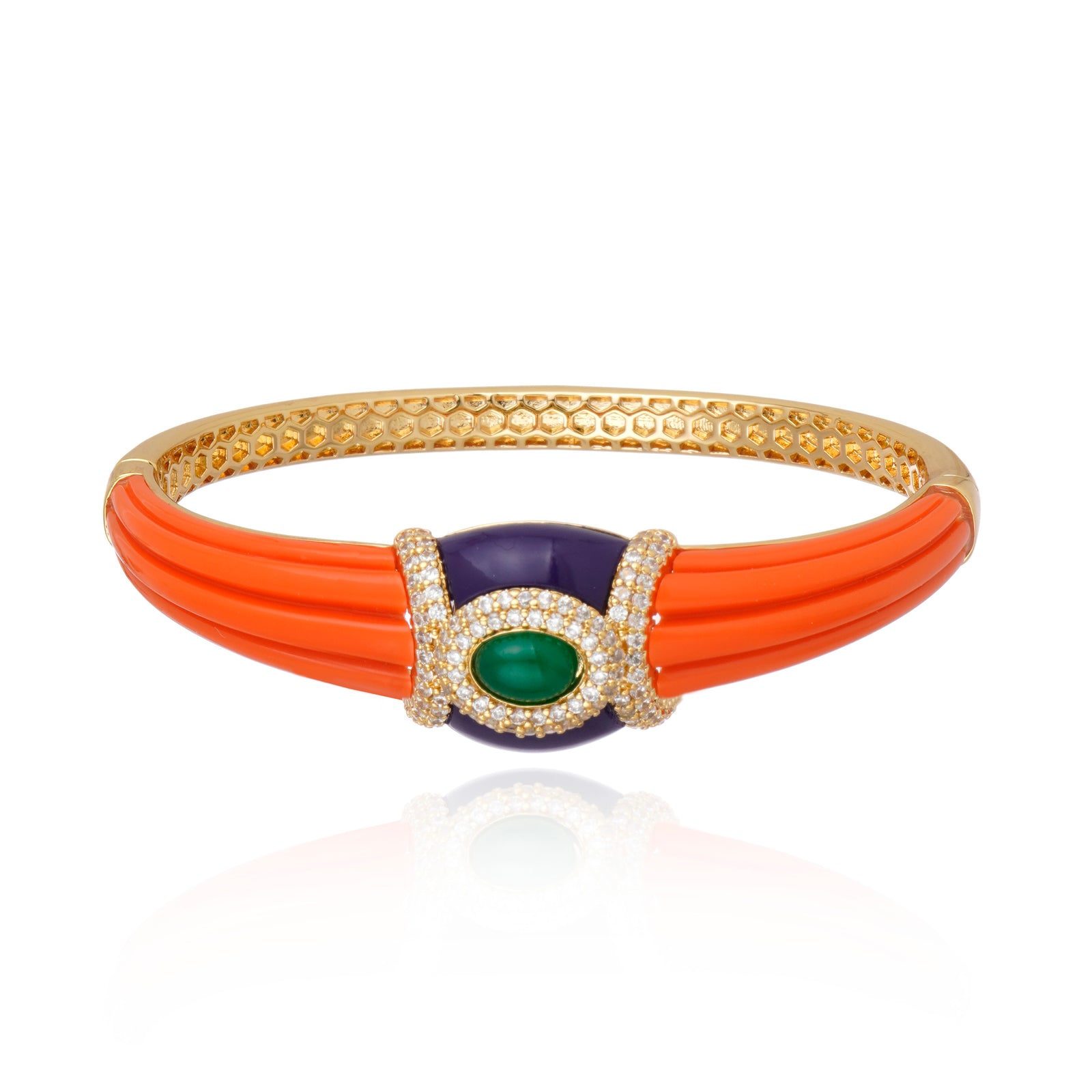 Sacred Valley Bracelet Orange and Green