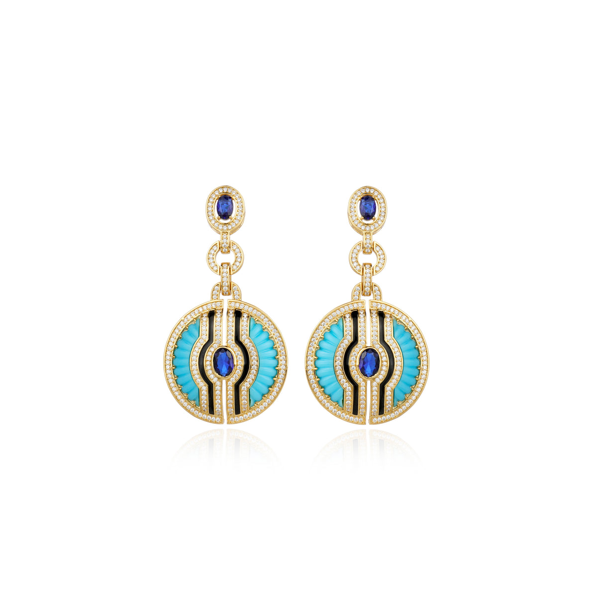 Inti Earrings Turquoise