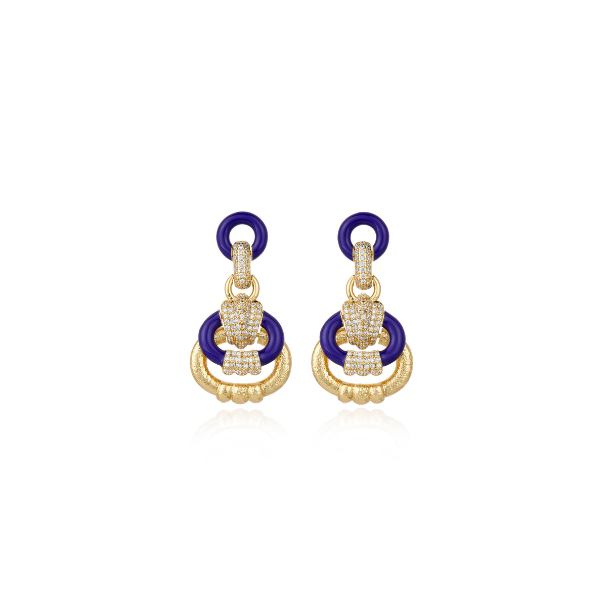 Sun ’ s Path Earrings Blue
