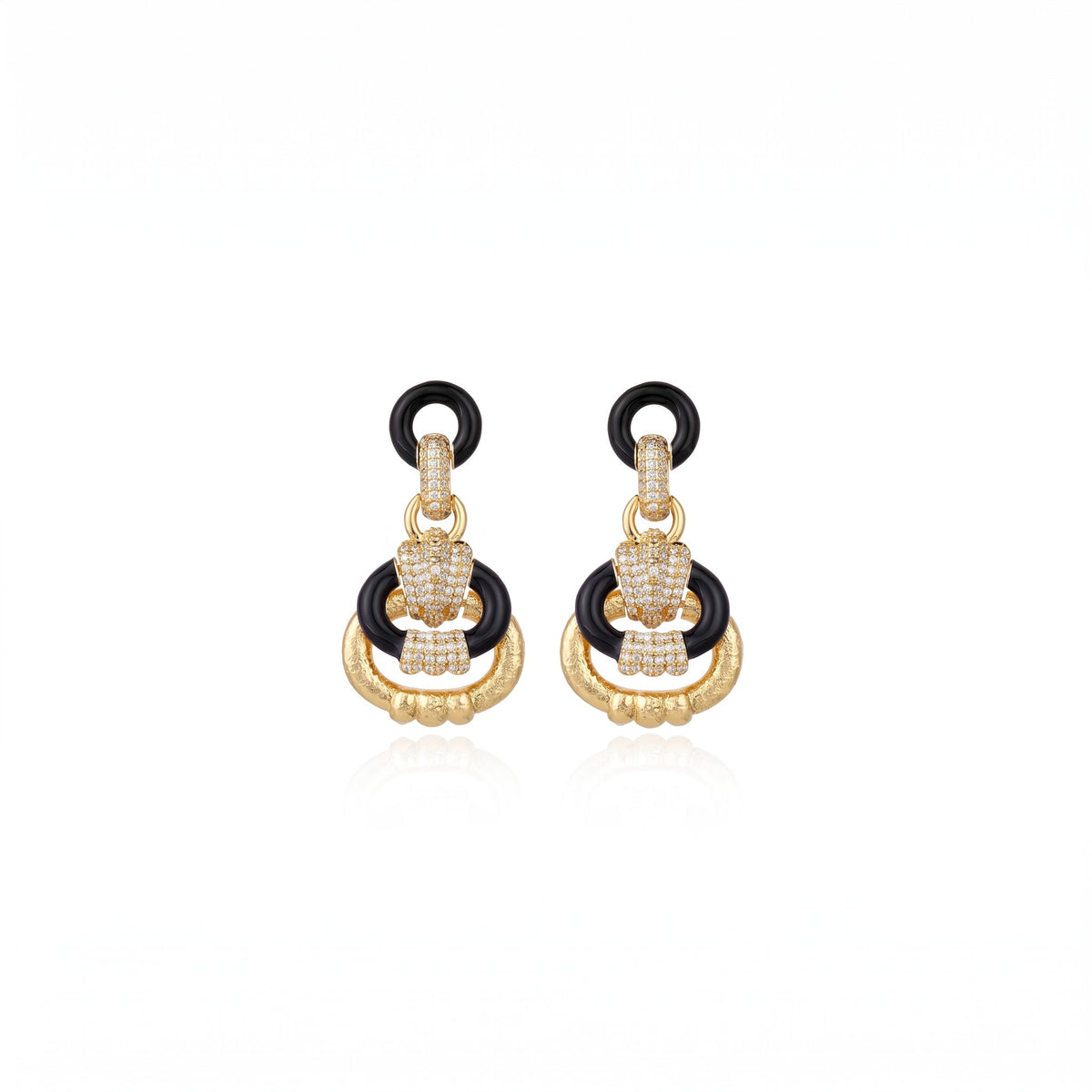 Sun ’ s Path Earrings Black