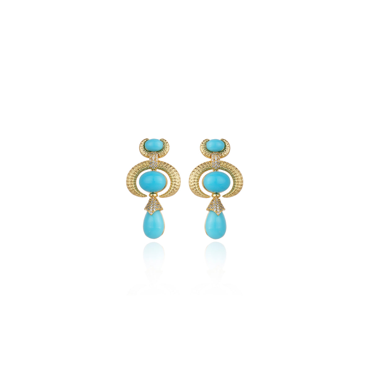 Sacred Valley Earrings Turquoise