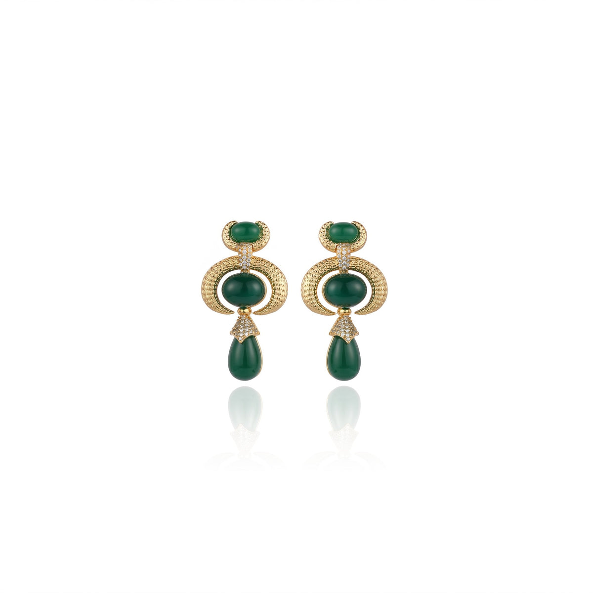 Sacred Valley Earrings Green