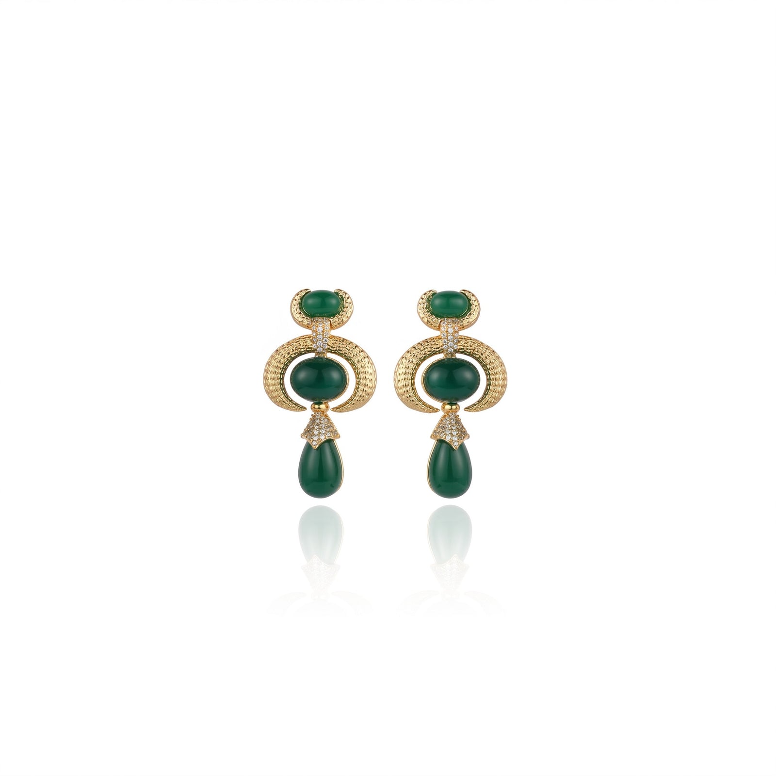 Sacred Valley Earrings Green