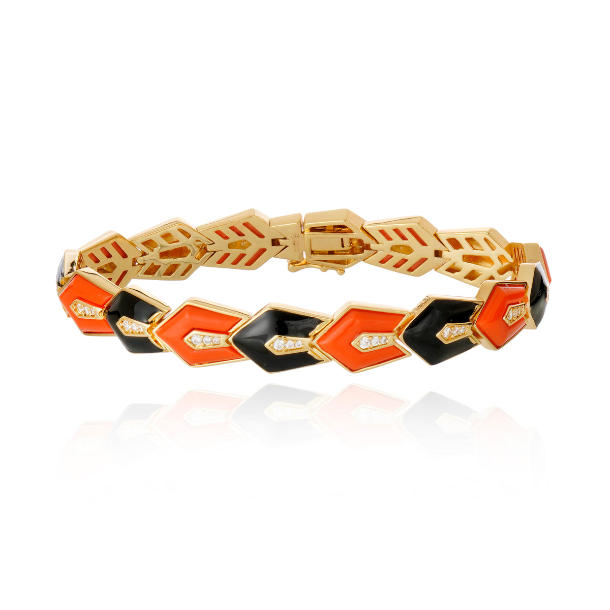 Solar Heriditage Bracelet Coral