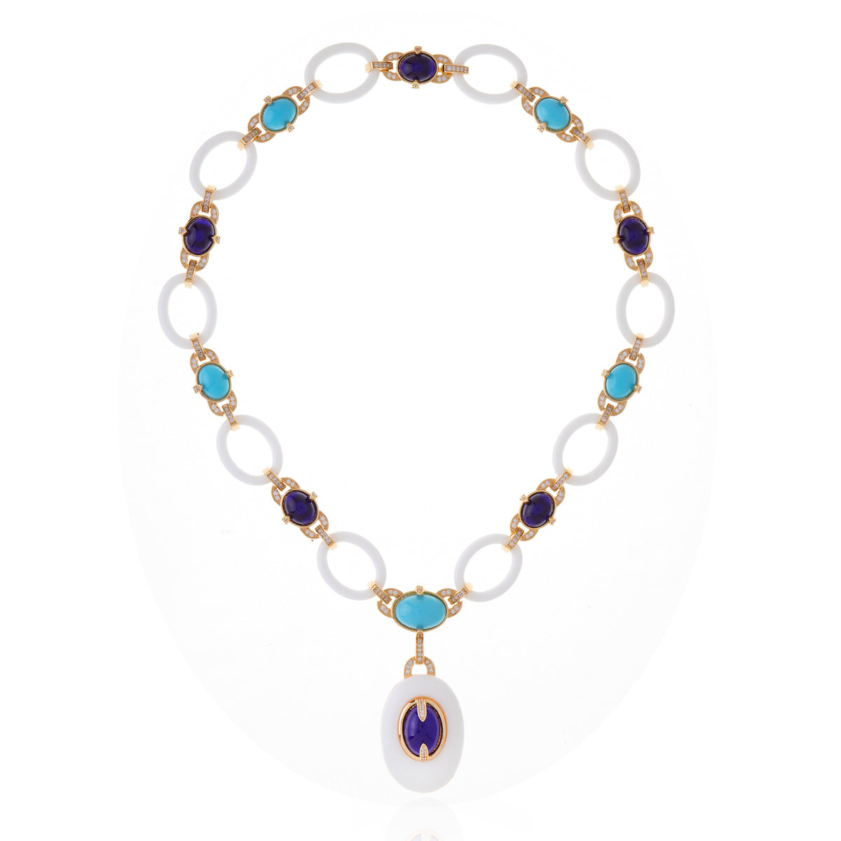 Sacred Fire Necklace Amethyst
