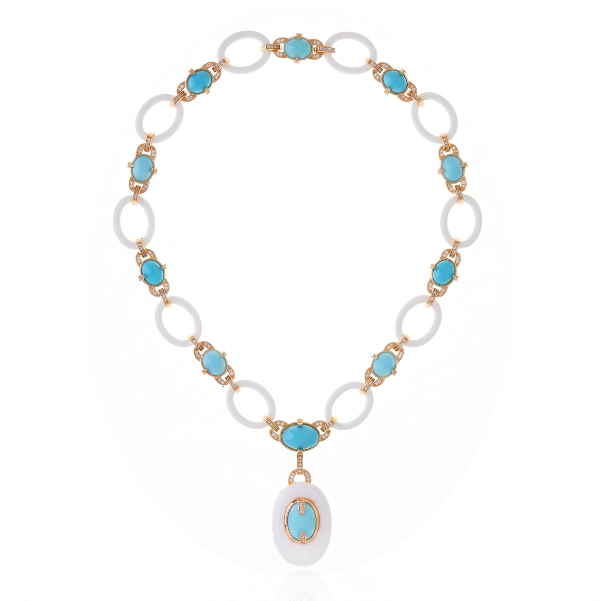 Sacred Fire Necklace Turquoise
