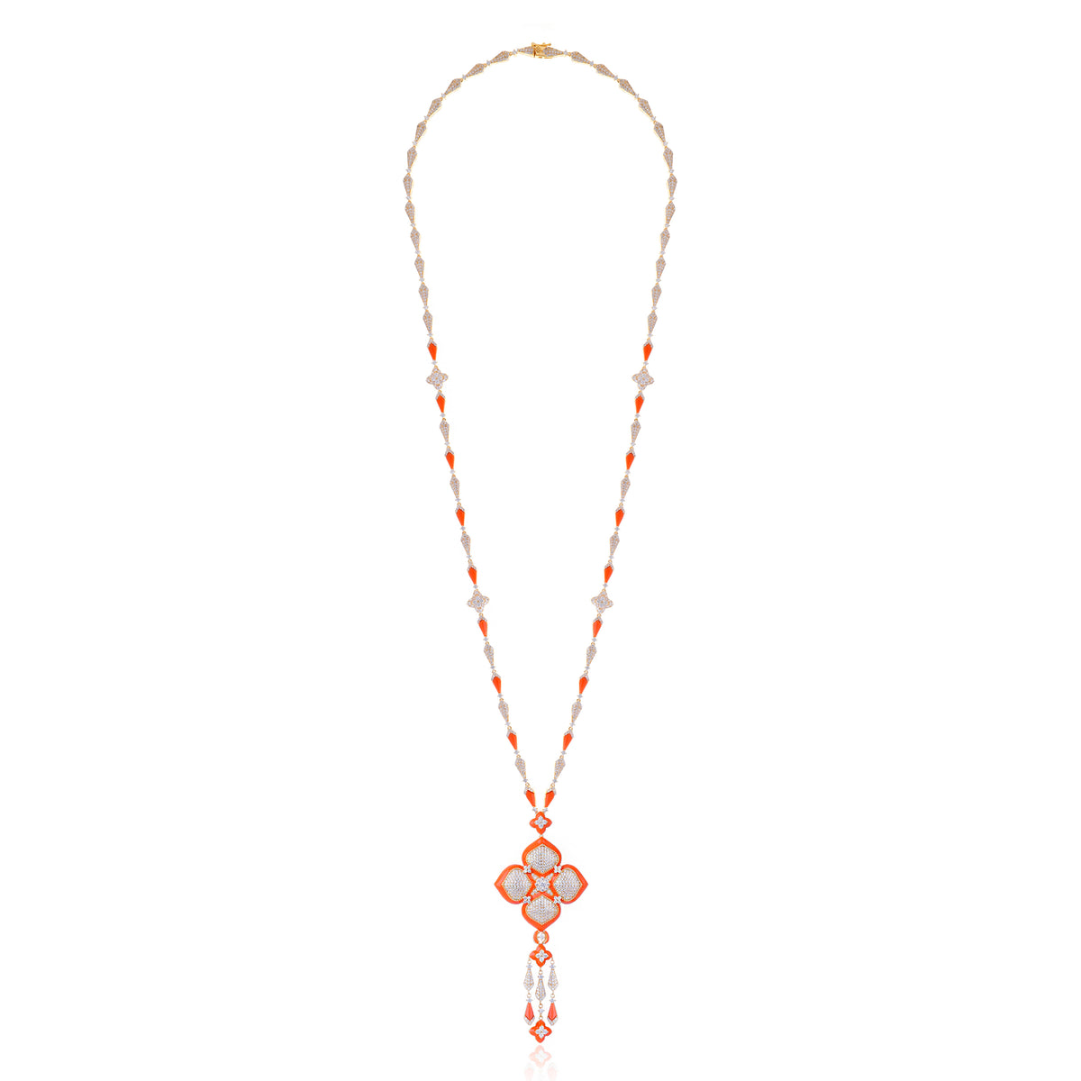 Cuzco Necklace Coral