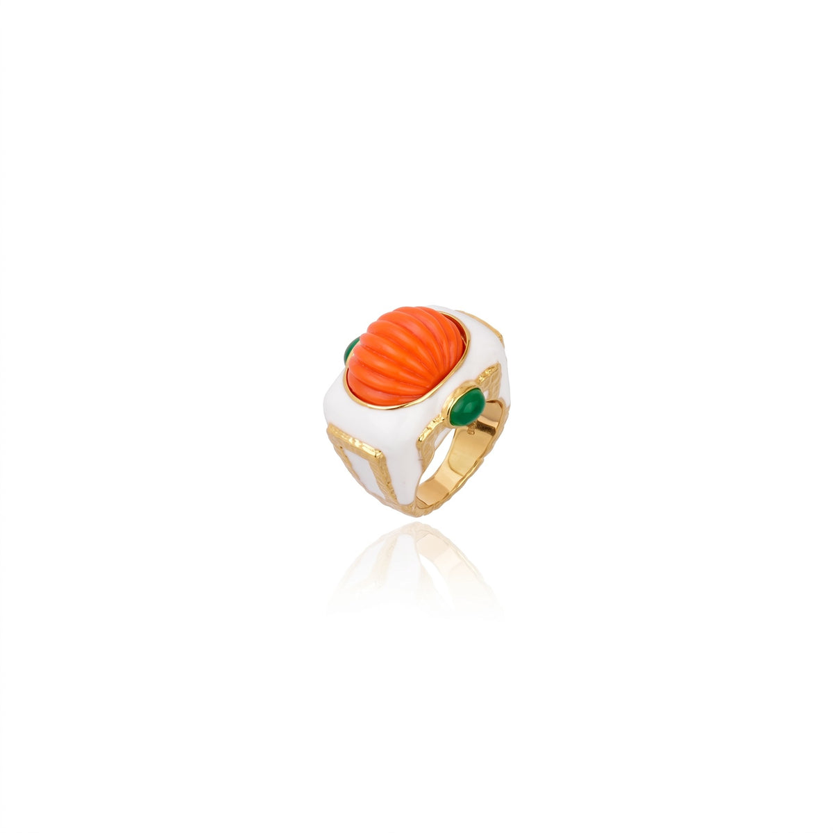 Aguas Calientes Ring White