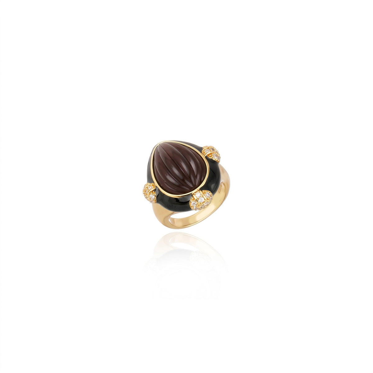 Quilla Ring Burgundy