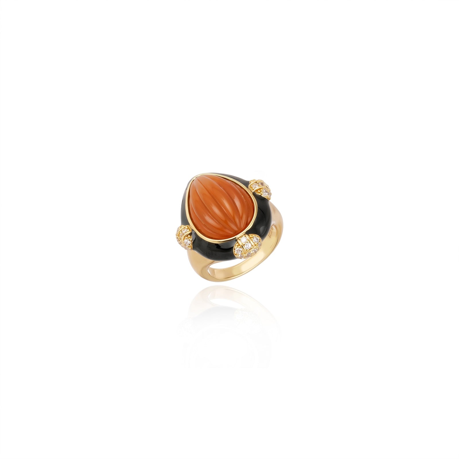 Quilla Ring Coral