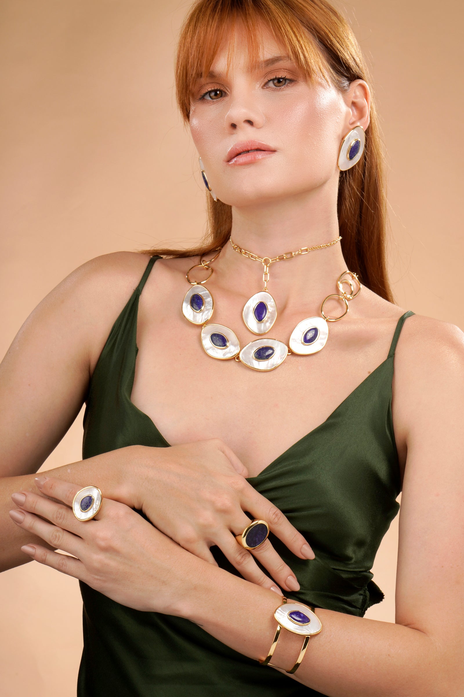 Poet Drop Necklace - Mother of Pearl