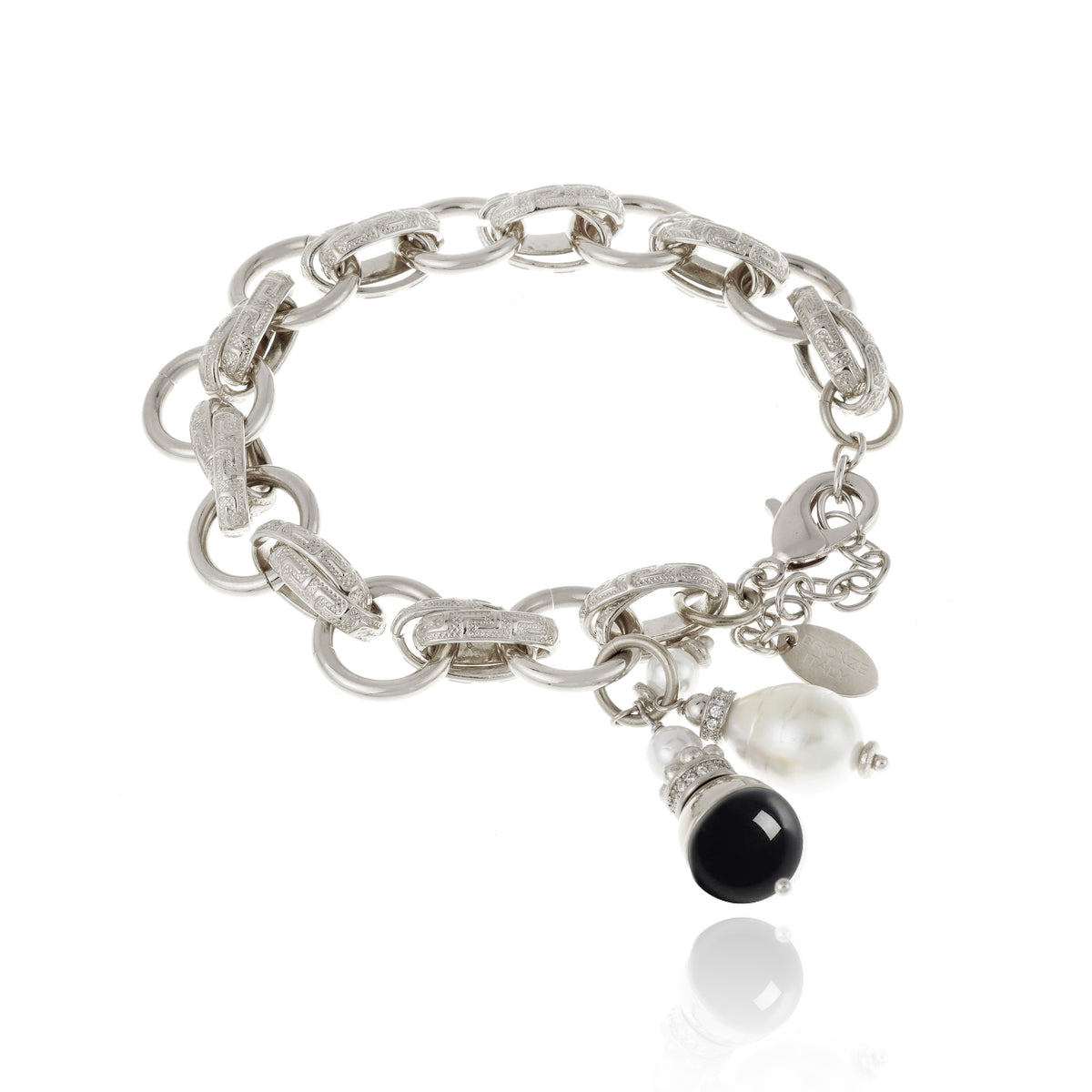 Sirena Bracelet Rhodium Plated