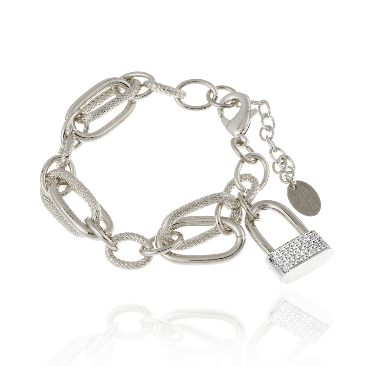 Meina Bracelet Rhodium Plated