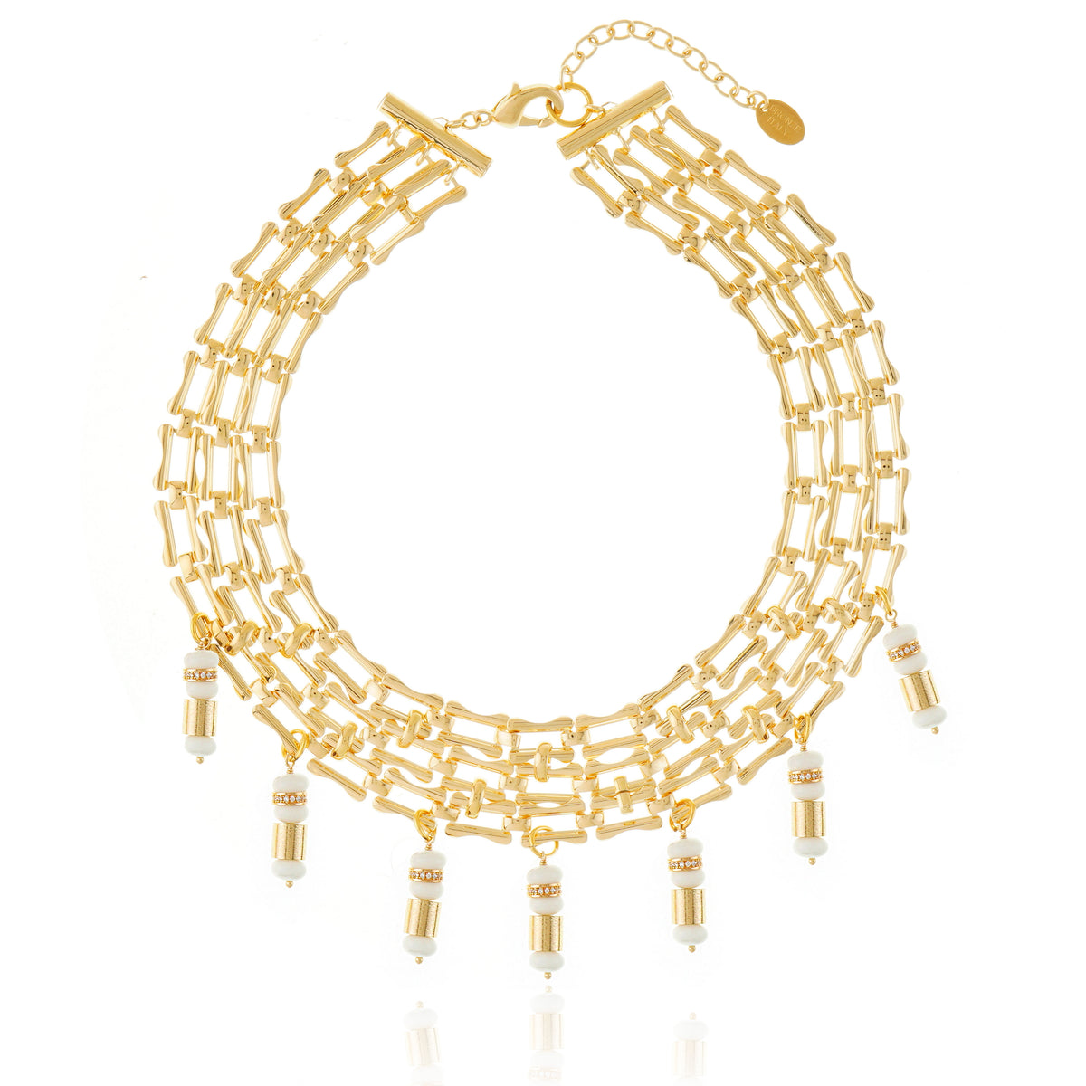 Cerro Necklace White Agate