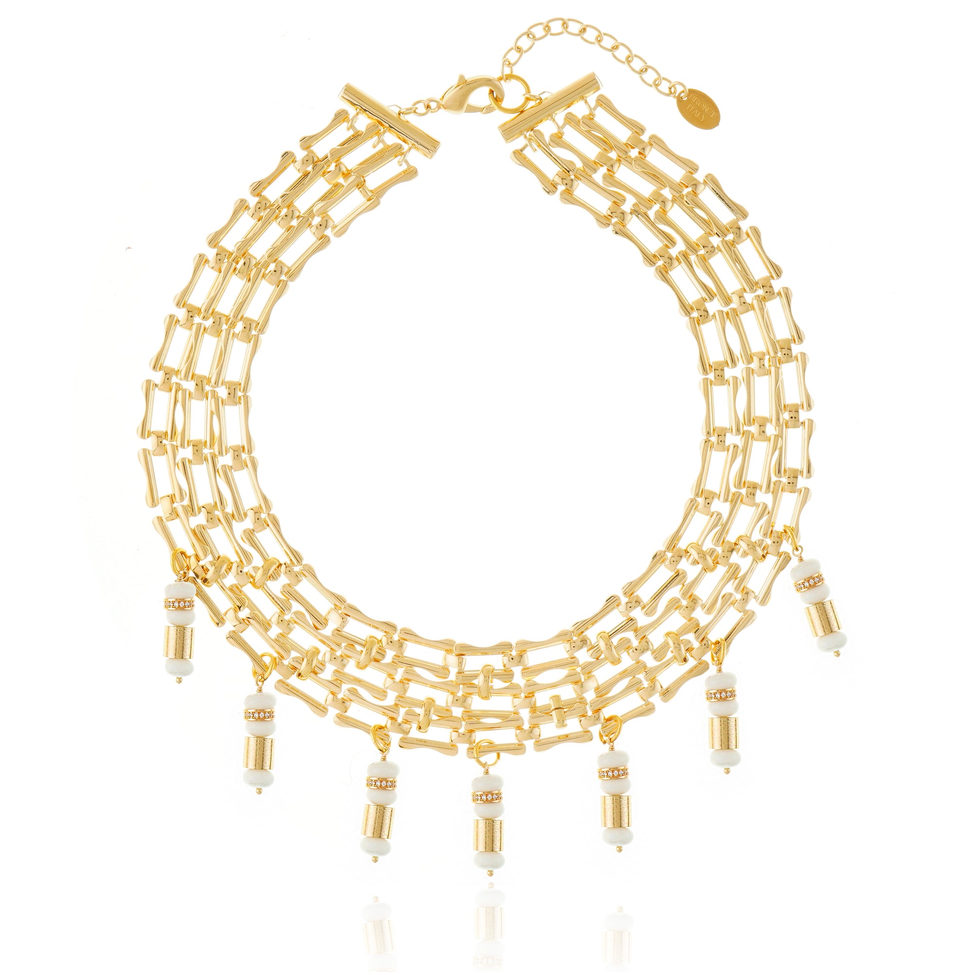 Cerro Necklace White Agate