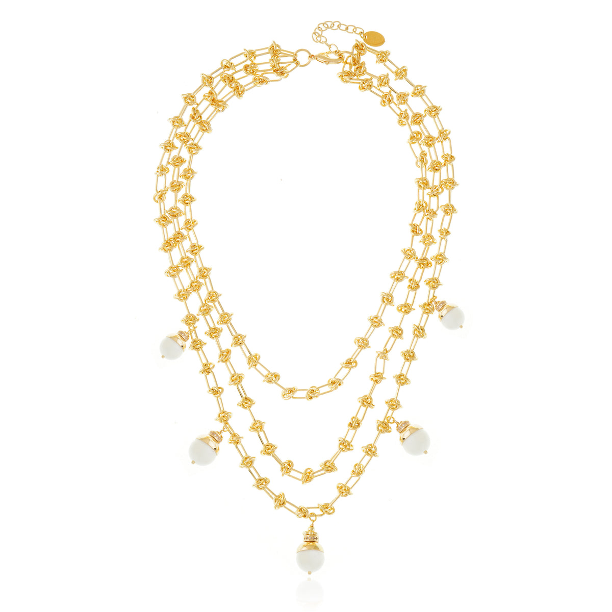 Intra Necklace White Agate