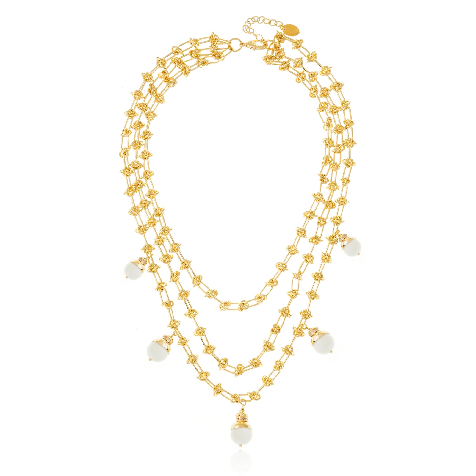 Intra Necklace White Agate