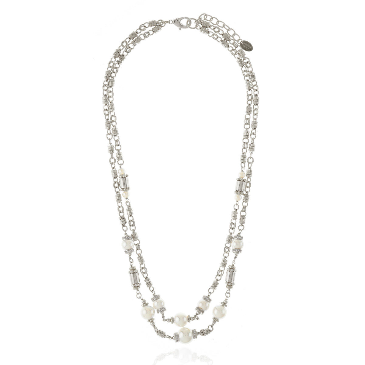 Giardino Segreto Necklace Rhodium Plated