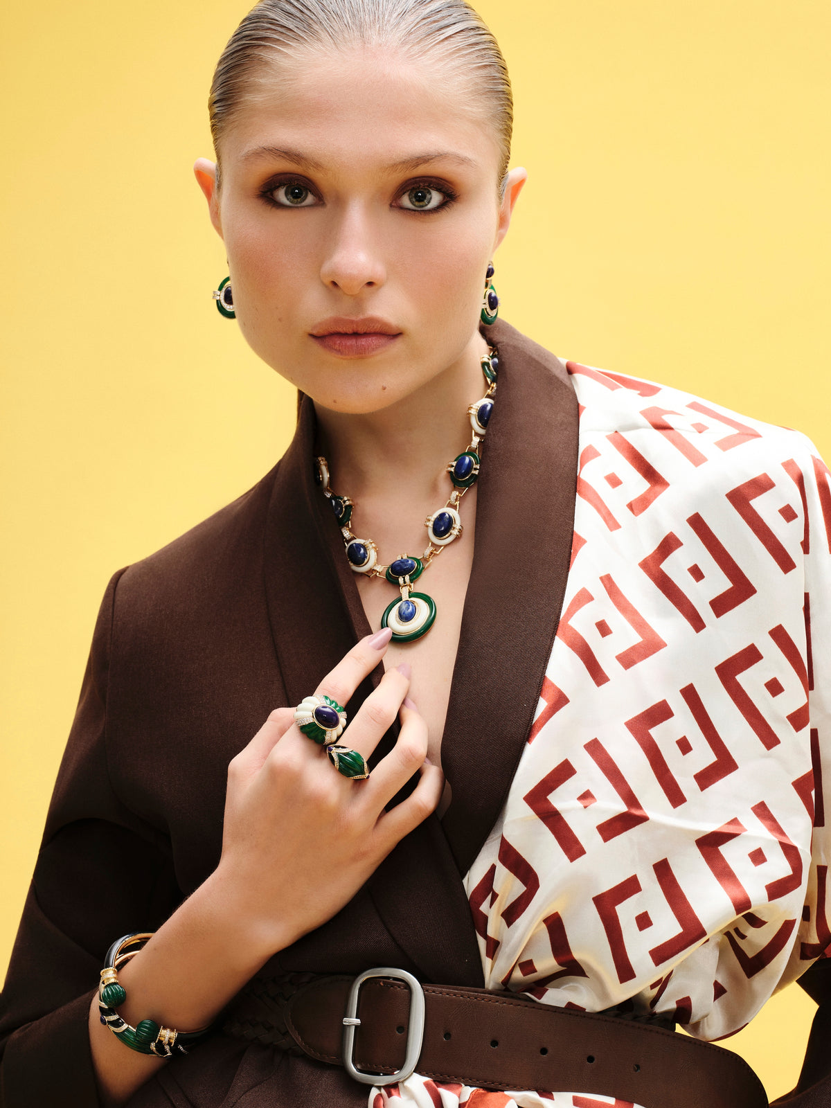 Machu Picchu Necklace Red