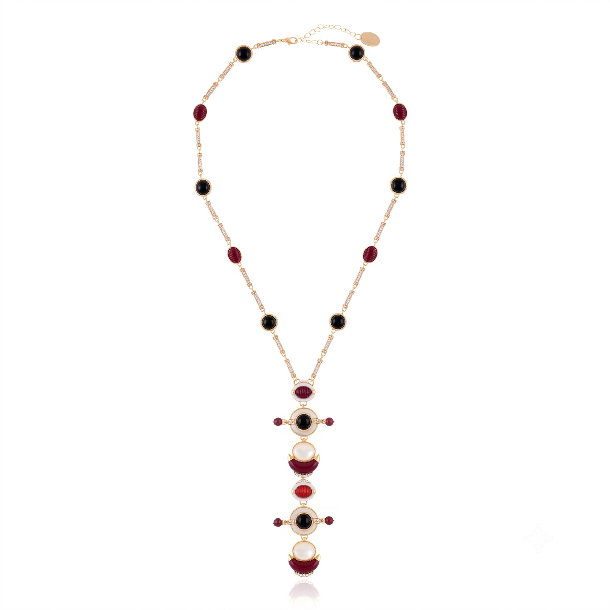 Condor Necklace Burgundy