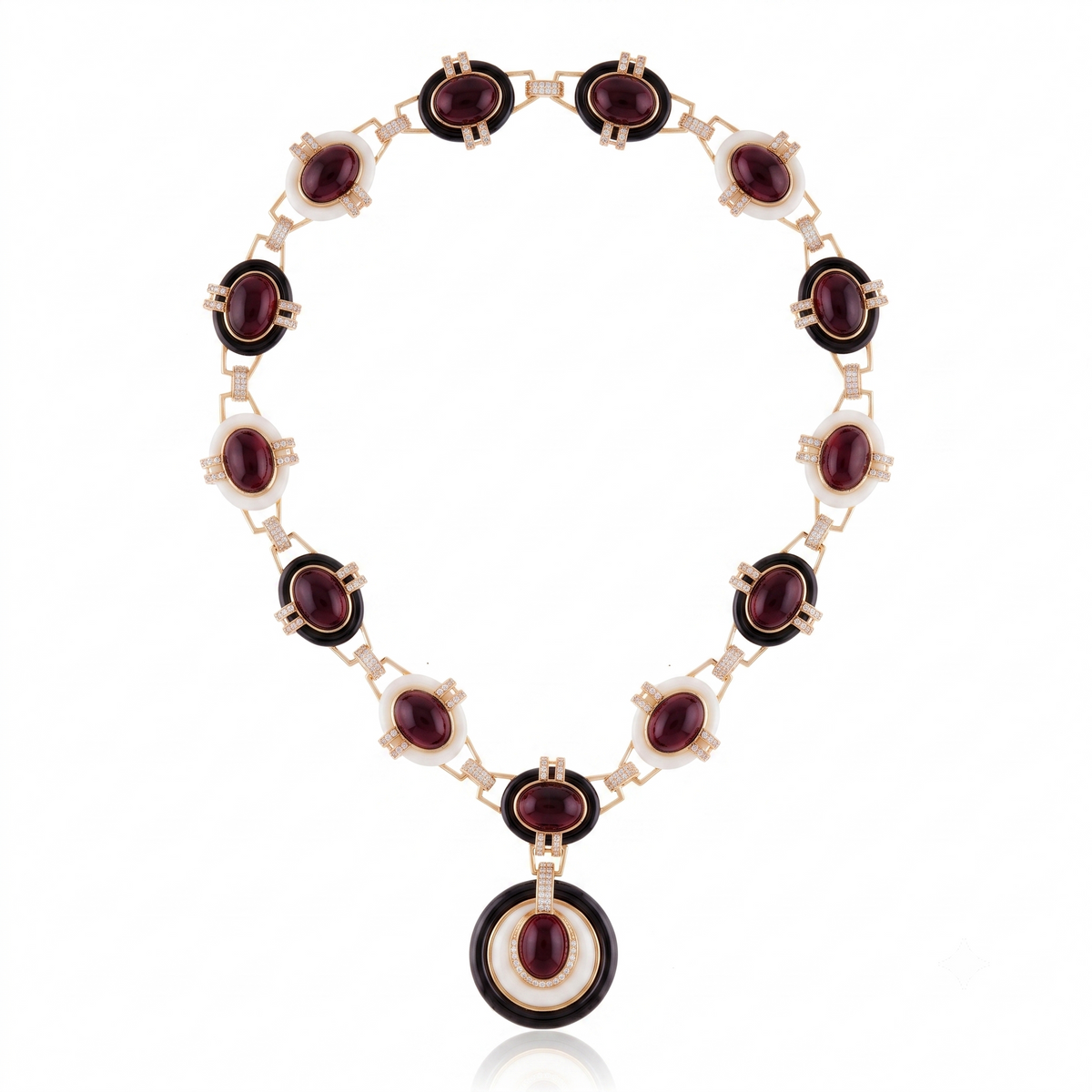 Machu Picchu Necklace Red