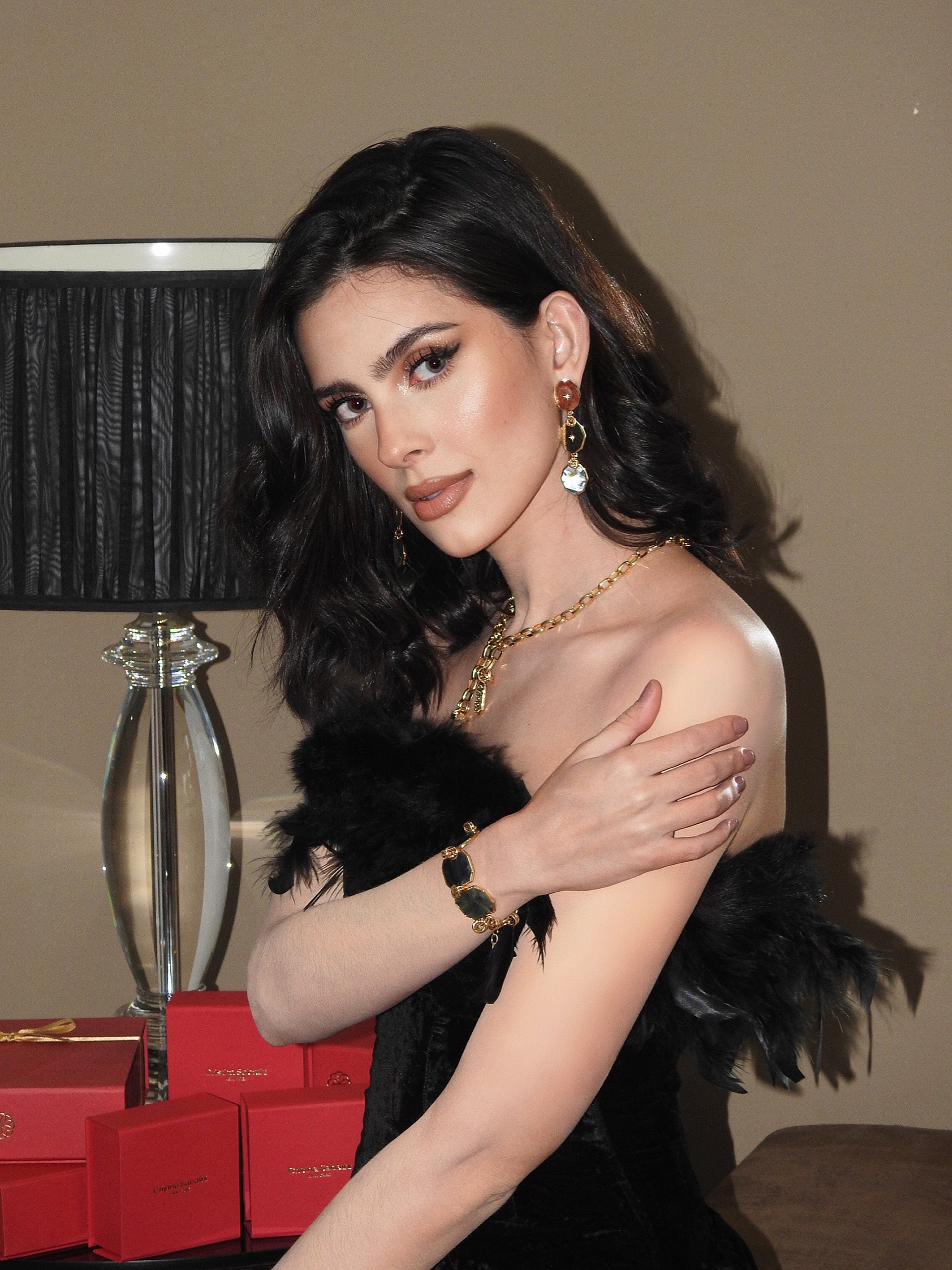 Icons Pendant Rhodonite Necklace