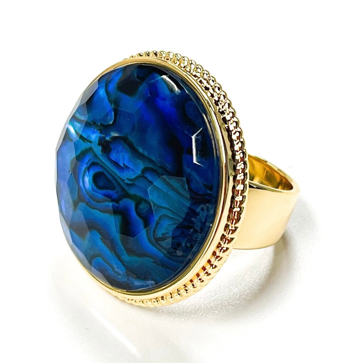Amara Ring - Blue Abalone
