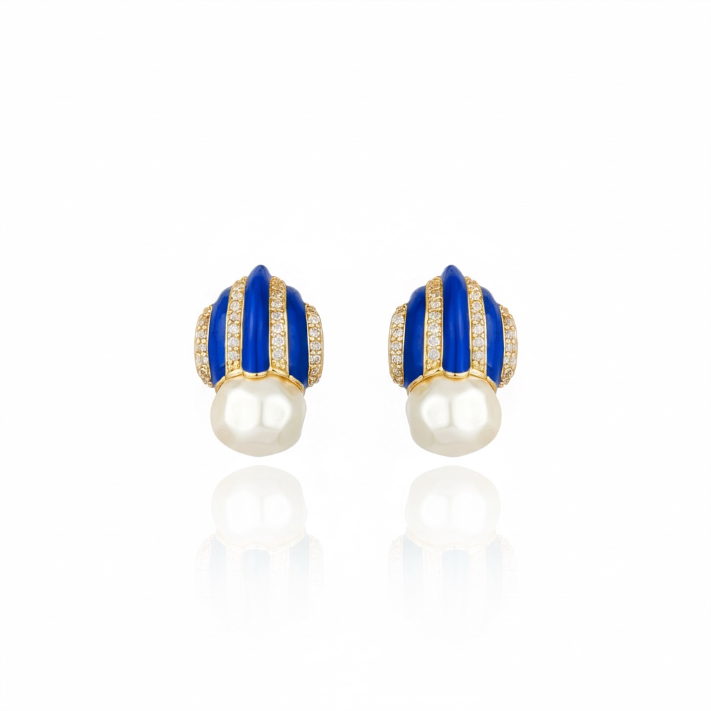 Graz Earrings Blue
