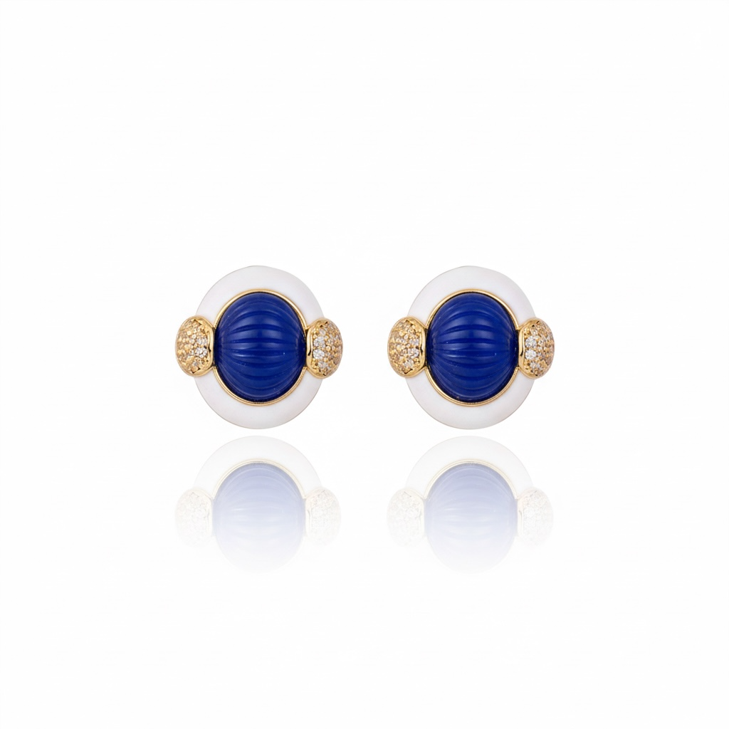 Volpi Earrings Blue