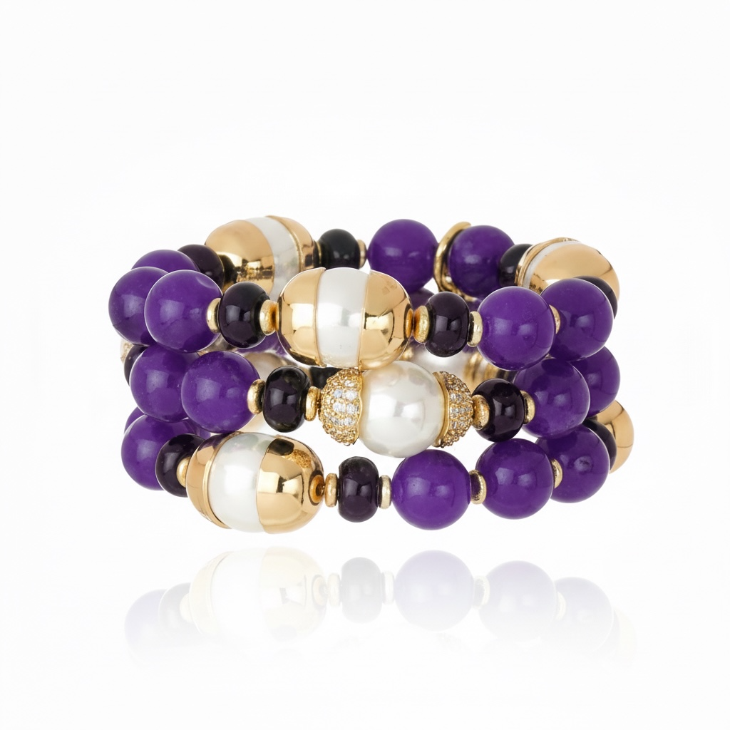 Portinari Trio Bracelet Amethyst