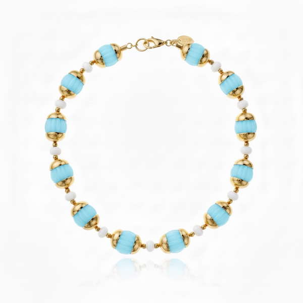 Zina Necklace Turquoise - Cristina Sabatini