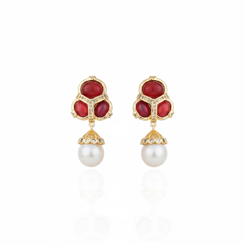 Martins Earrings Red