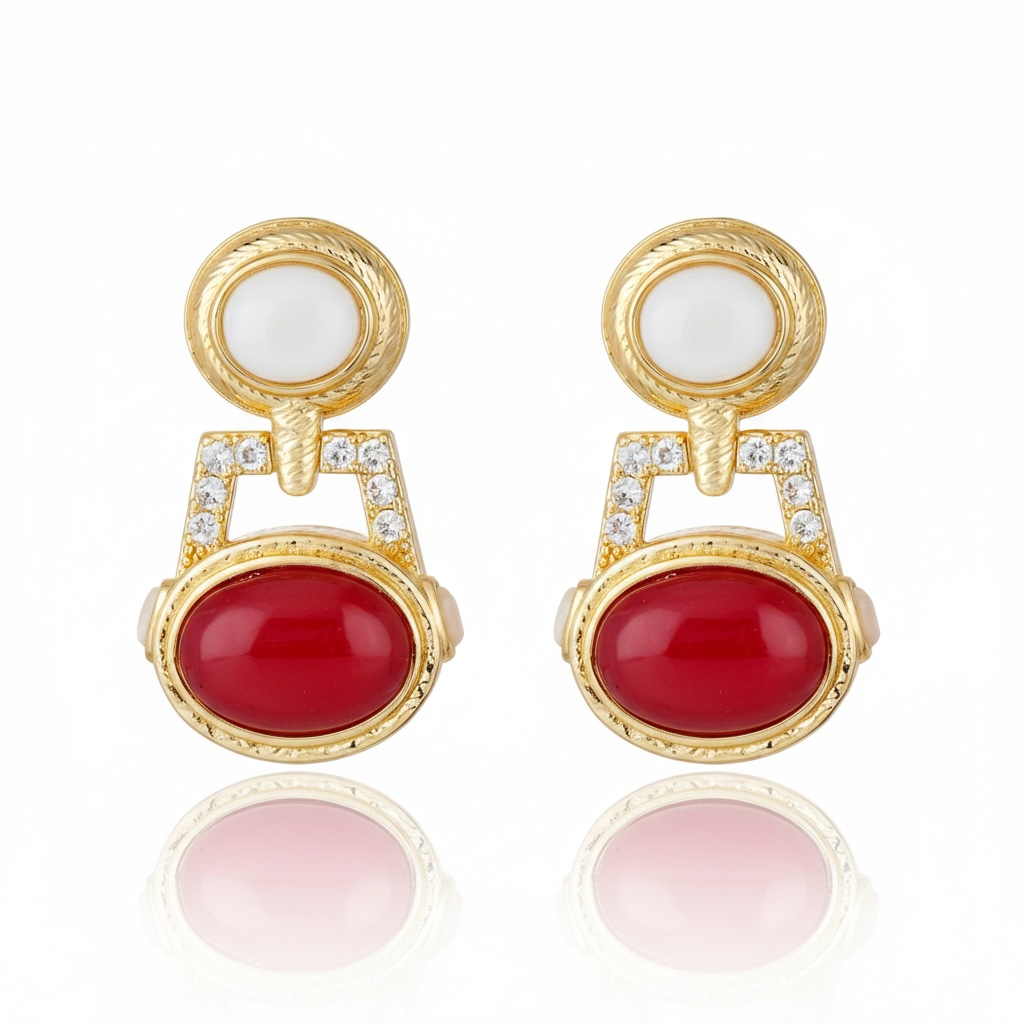 Segall Earrings Red
