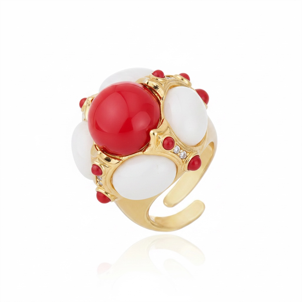 Martins Ring Red and White