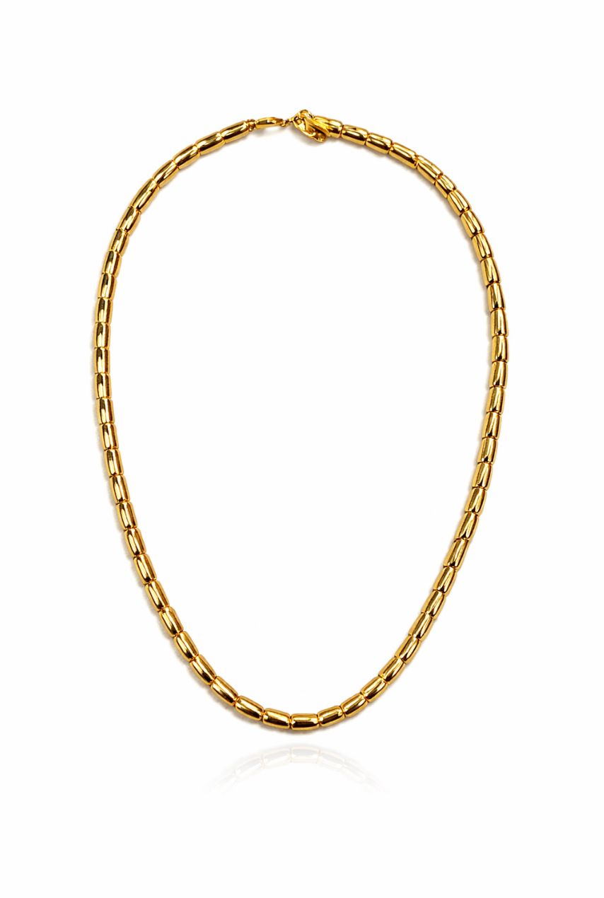 Slim Armor Necklace - 18K Gold Plated