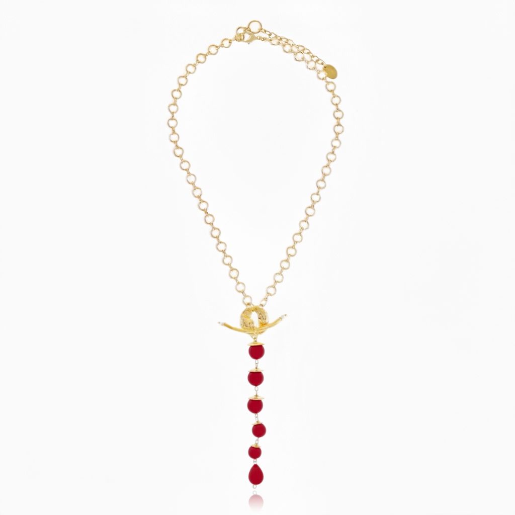 Lago Alba Necklace Red