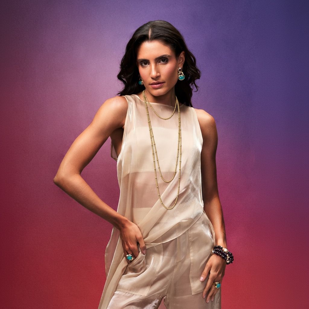 Classic Micro Multi Chain Necklace