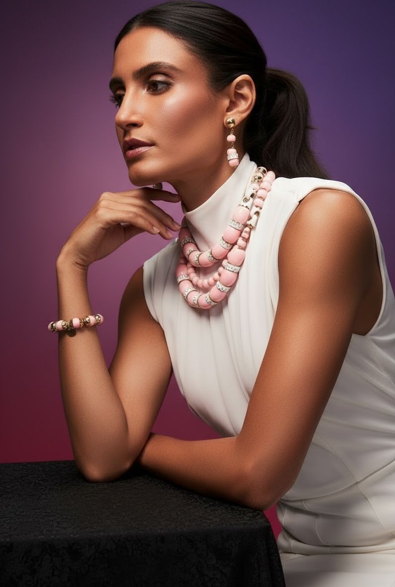 Yolanda Necklace Pink
