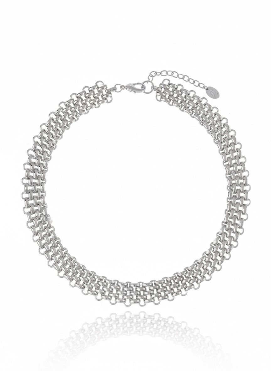 Classic Novaglio Necklace Rhodium Plated