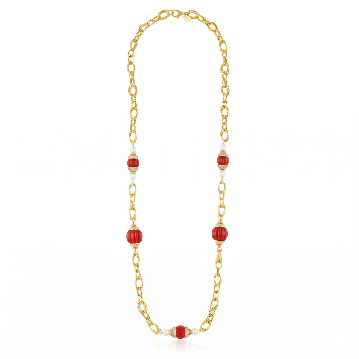 Volpi Chain Necklace Red