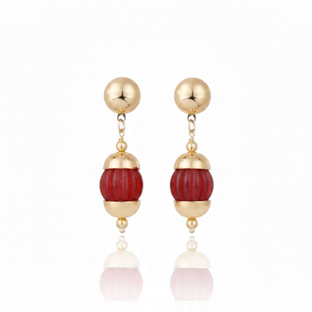 Portinari Earring Red