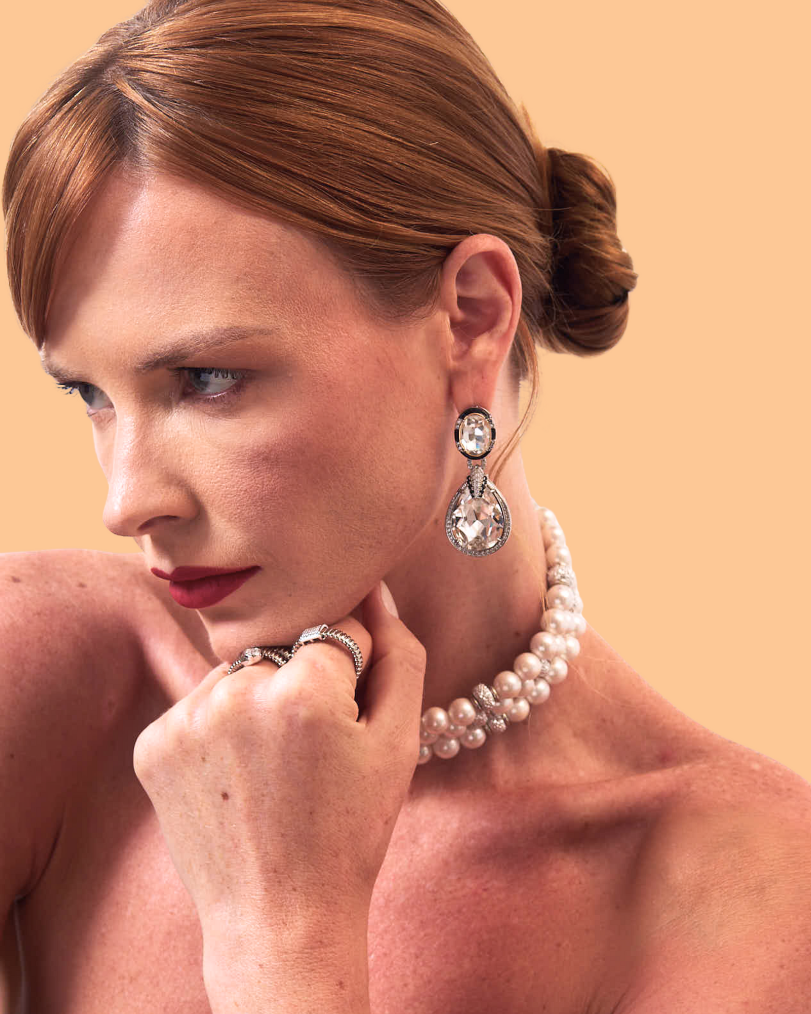 Icona Di Cristallo 18K Gold Plated Earrings